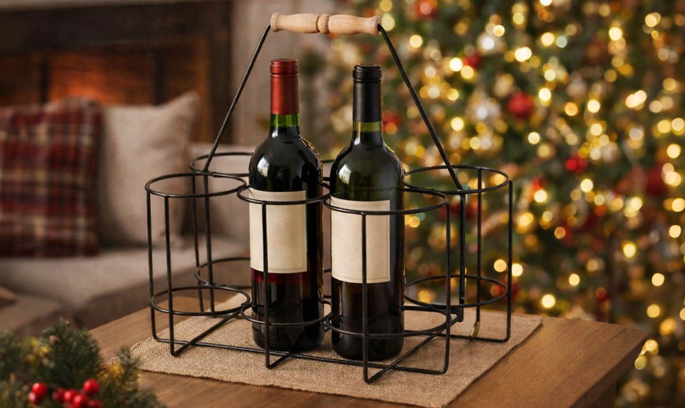 Elegant bar corner with wine and warm lighting